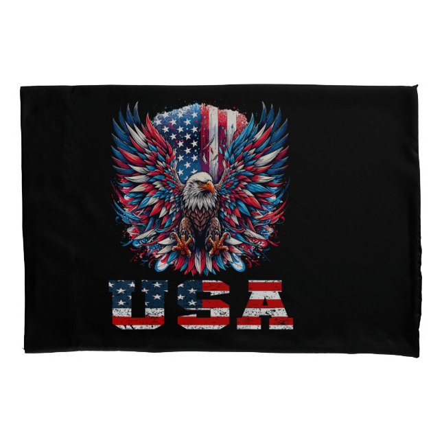 Patriotic Eagle USA Flag (Frente)