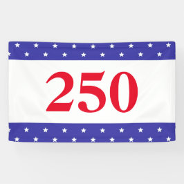 Patriotic Red White & Blue 250 Button
