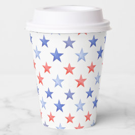 Patriotic Red White & Blue Stars Bridal Shower