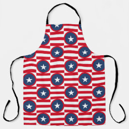 PATRIOTIC RED WHITE BLUE STARS & PATTERNS