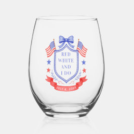 Patriotic Red White & I Do Bridal Shower