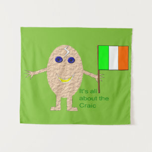 Patriótica Irish Egg Tapeçaria