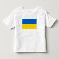 Patriótica Ucrânia Flag Toddler T-shirt