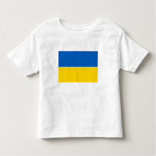 Patriótica Ucrânia Flag Toddler T-shirt