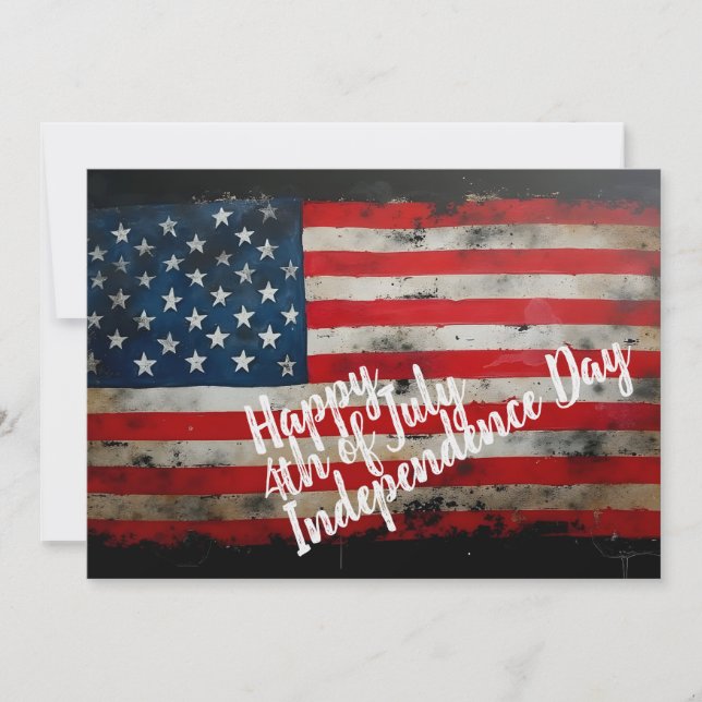 Patriótico 4º Dia da Independência de julho (Frente)