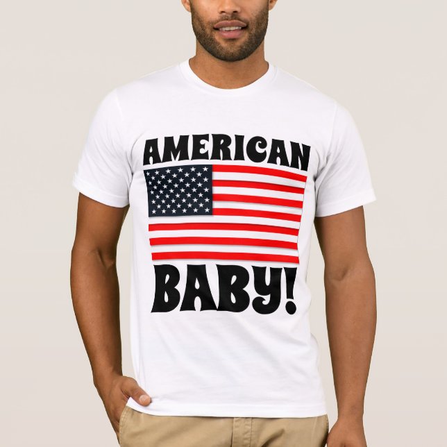 PATRIÓTICO 4 DE JULHO T-Shirts (Frente)