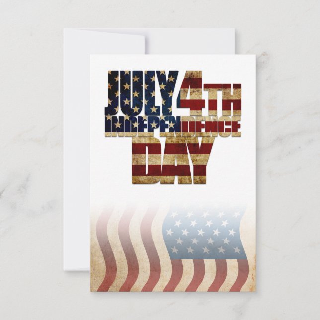 Patriótico Design de Bandeira de 4 de julho (Frente)