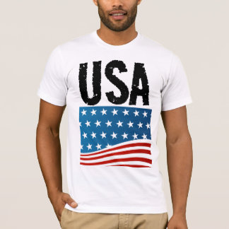 PATRIÓTICO EUA 4 de julho Mens T-SHIRT