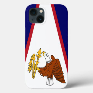 Patriótico iPhone 13 Case-Mate, bandeira Samoa Am