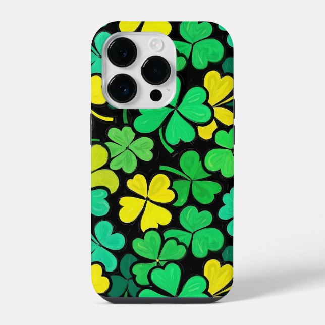 Pattern St. Patrick's Day Clovers  (Verso)