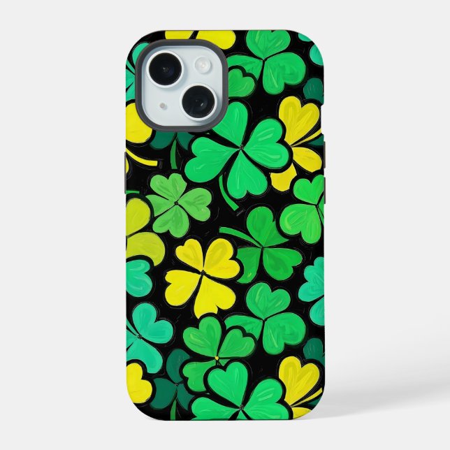 Pattern St. Patrick's Day Clowers  (Verso)
