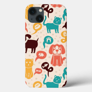 Pattern With Funny Cats And Dogs