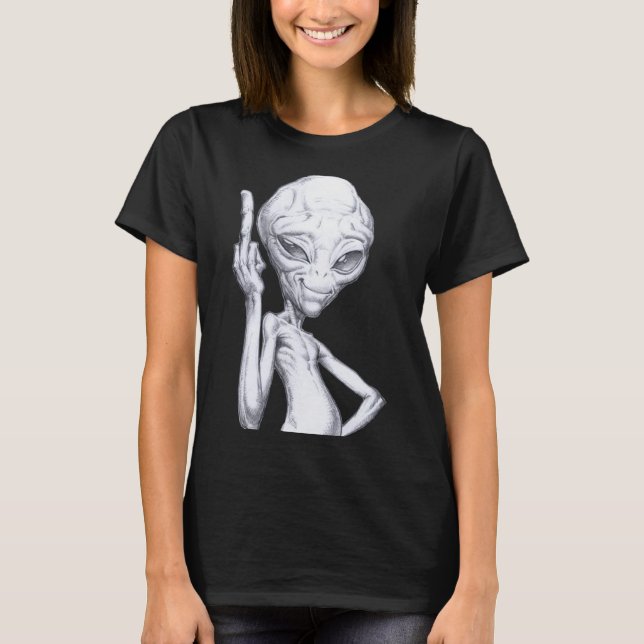 Paul - a alienígena Ajustado Slim T-Shirt (Frente)