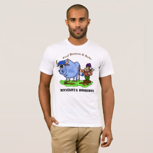 Paul Bunyan e Babe Minnesota - T-shirt Ficar em ca