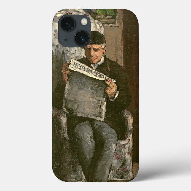 Paul Cezanne | o pai do artista, lendo do "o v� (Verso)