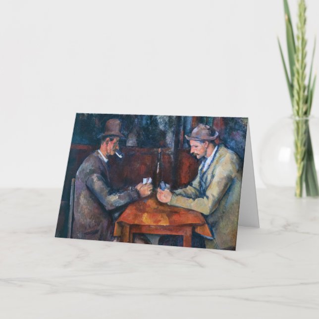 Paul Cezanne - Os Jogadores De Cartão (Frente)
