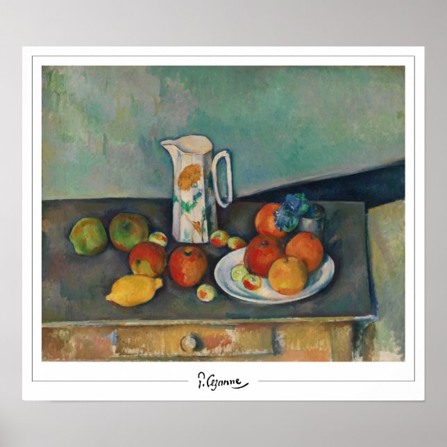 Paul Cézanne Zedign Art Poster nº 16 (Frente)
