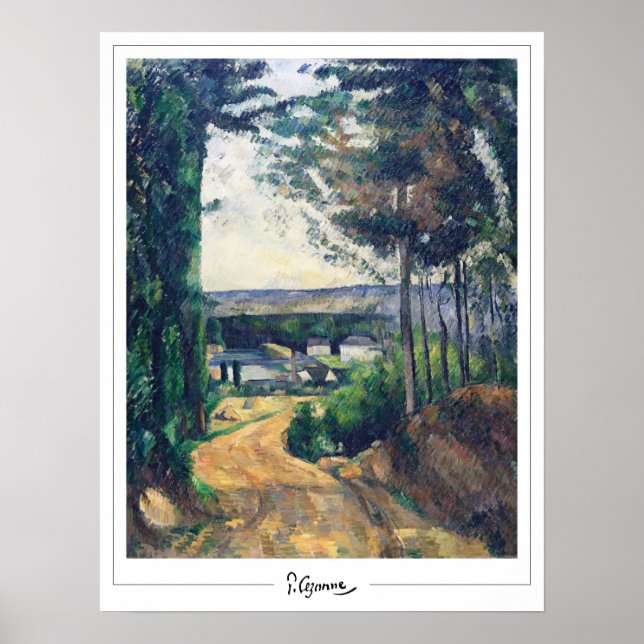 Paul Cézanne Zedign Art Poster nº 25 (Frente)