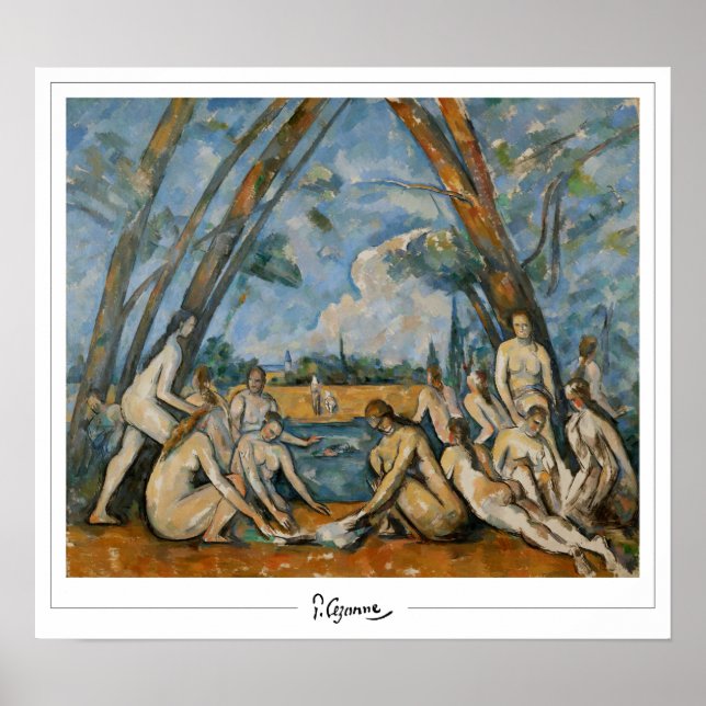 Paul Cézanne Zedign Art Poster nº 31 (Frente)