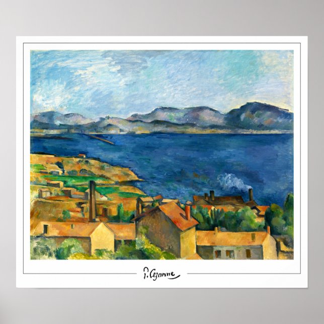 Paul Cézanne Zedign Art Poster nº 35 (Frente)