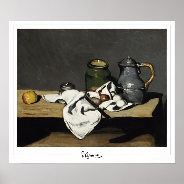 Paul Cézanne Zedign Art Poster nº 43 (Frente)