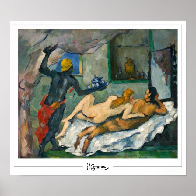 Paul Cézanne Zedign Art Poster nº 46 (Frente)