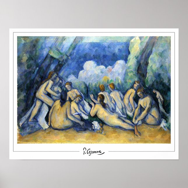 Paul Cézanne Zedign Art Poster nº 57 (Frente)