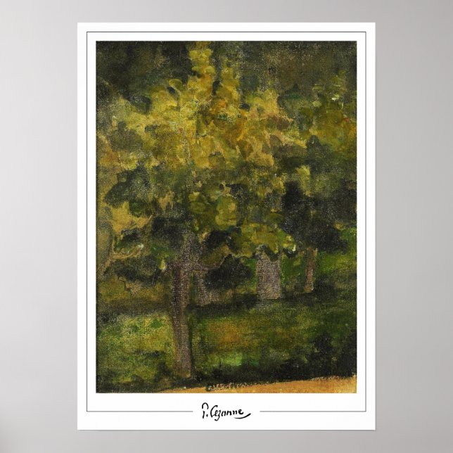 Paul Cézanne Zedign Art Poster nº 724 (Frente)