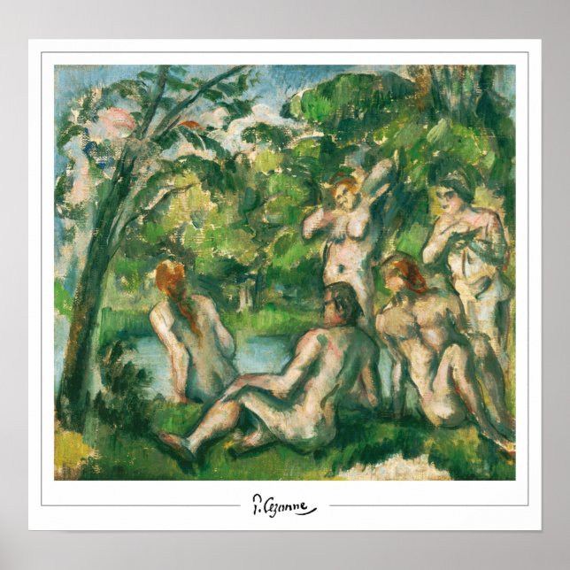Paul Cézanne Zedign Art Poster nº 99 (Frente)