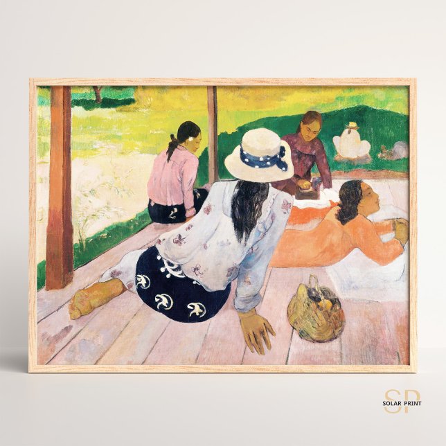 Paul Gauguin Siesta Painting Impressão (Criador carregado)