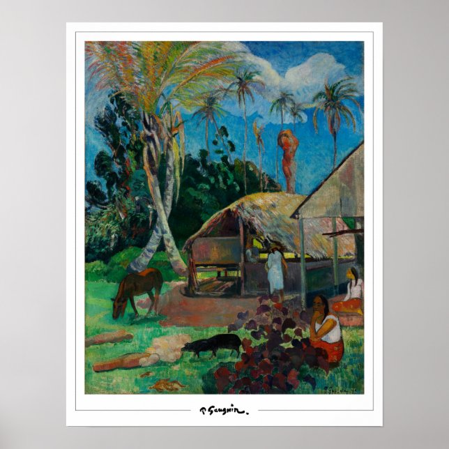 Paul Gauguin Zedign Art Poster nº 1 (Frente)