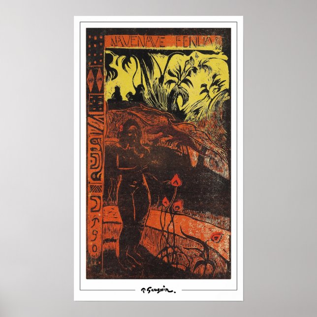 Paul Gauguin Zedign Art Poster nº 513 (Frente)