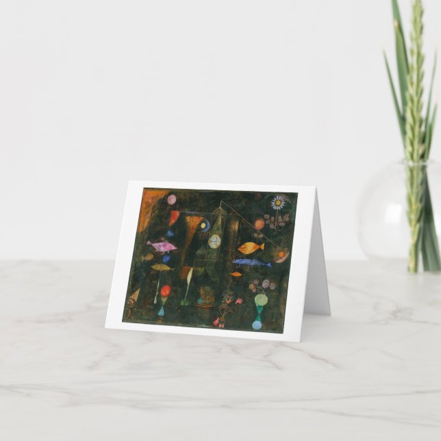 Paul Klee, "Fish Magic", Cartão de Nota 1925 (Frente)