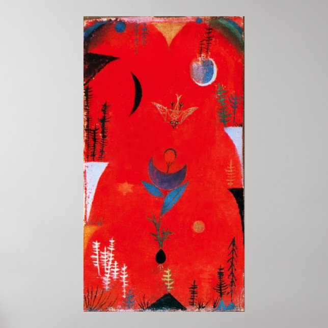 Paul Klee Flower Myth Poster (Frente)