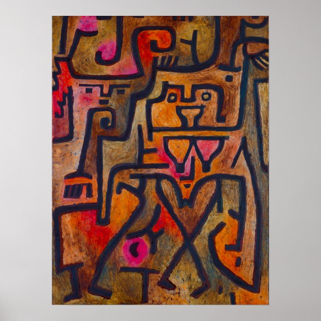 Paul Klee Forest Witch Poster (Frente)