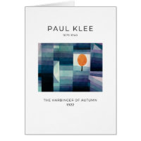Paul Klee, o prendedor do outono - Cartão de Arte