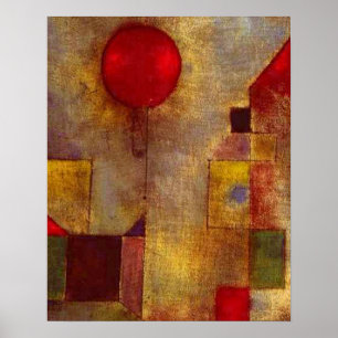 Paul Klee Red Balloon Art Impressão