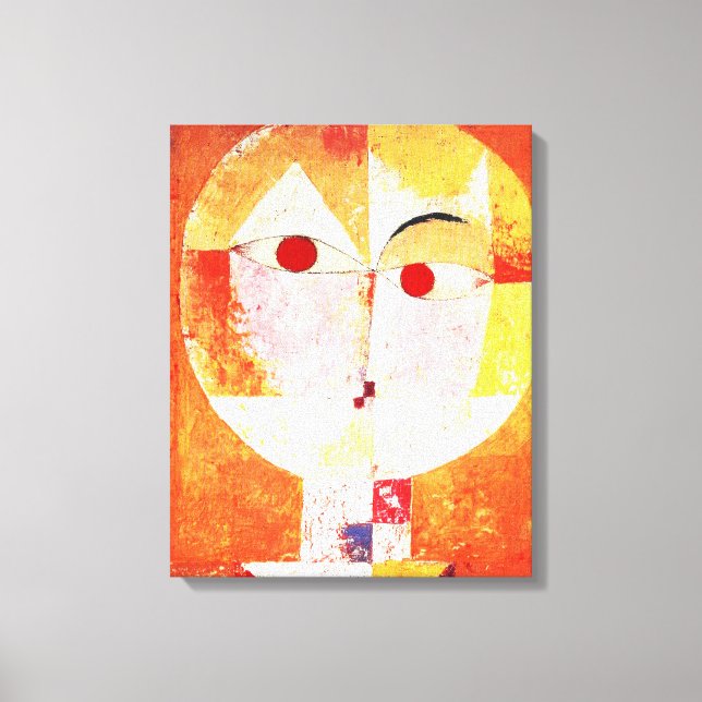 Paul Klee Senecio Canvas Print (Frente)