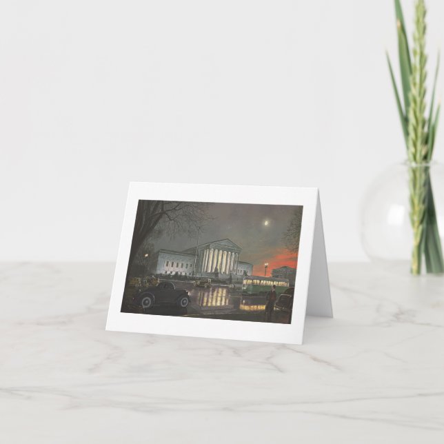 Paul McGehee "a corte suprema cartão pelo luar" (Frente)