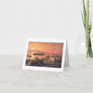 Paul McGehee - Cartão "Antigo Porto de Nova Iorque