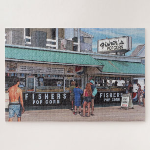 Paul McGehee "Popcorn Stand" Quebra-cabeça de Jig