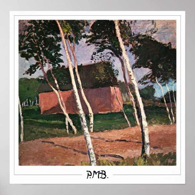 Paula Modersohn-Becker Zedign Art Poster #88 (Frente)