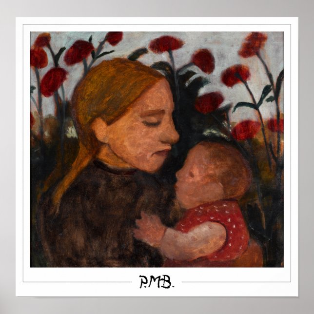 Paula Modersohn-Becker Zedign Art Poster nº 11 (Frente)