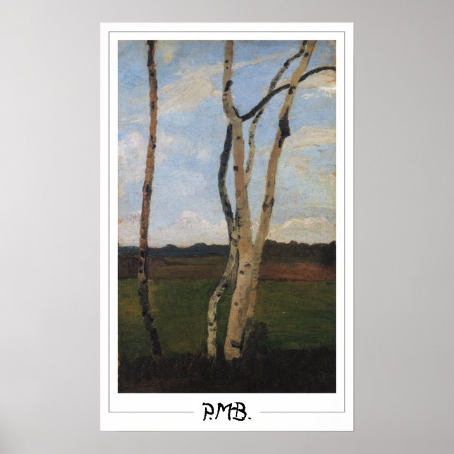 Paula Modersohn-Becker Zedign Art Poster nº 113 (Frente)
