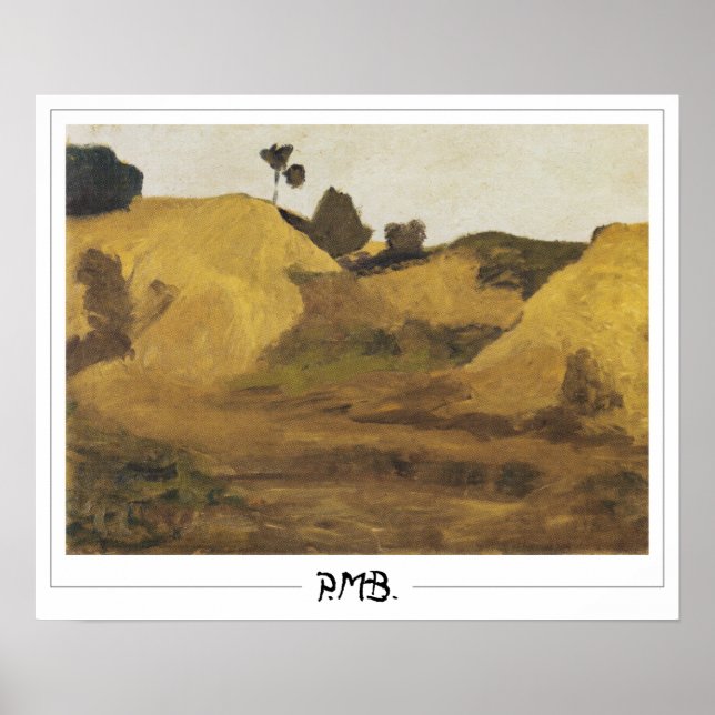 Paula Modersohn-Becker Zedign Art Poster nº 14 (Frente)