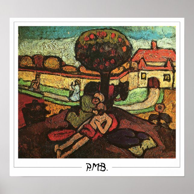 Paula Modersohn-Becker Zedign Art Poster nº 166 (Frente)