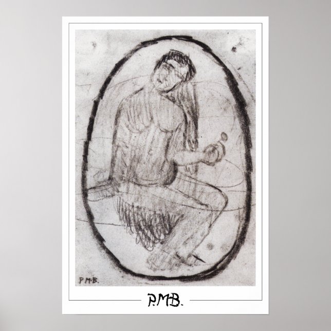 Paula Modersohn-Becker Zedign Art Poster nº 187 (Frente)