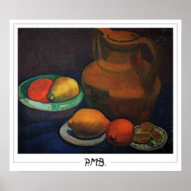 Paula Modersohn-Becker Zedign Art Poster nº 30 (Frente)