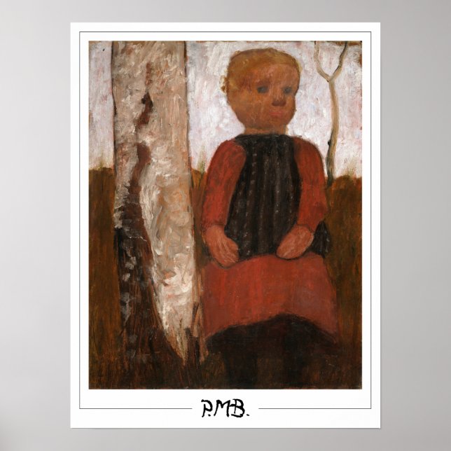 Paula Modersohn-Becker Zedign Art Poster nº 7 (Frente)