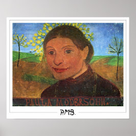 Paula Modersohn-Becker Zedign Art Poster nº 92